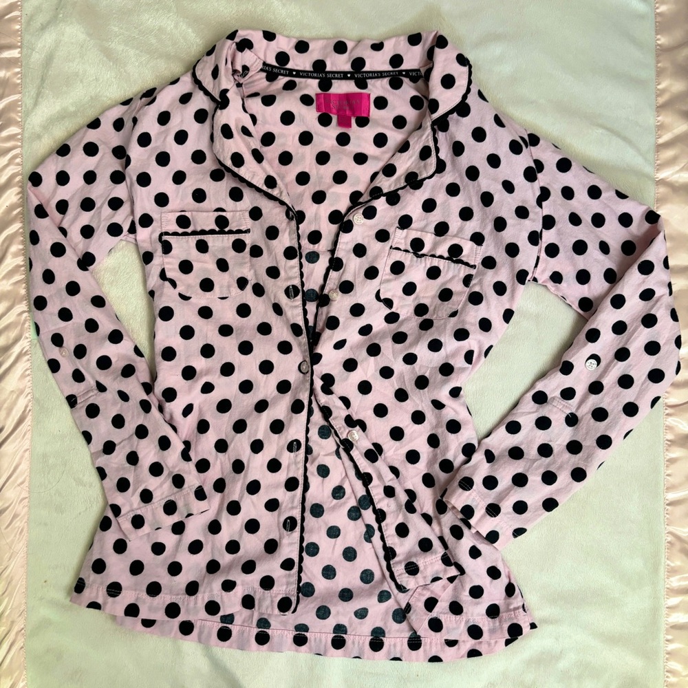Victoria secret button up pajama top